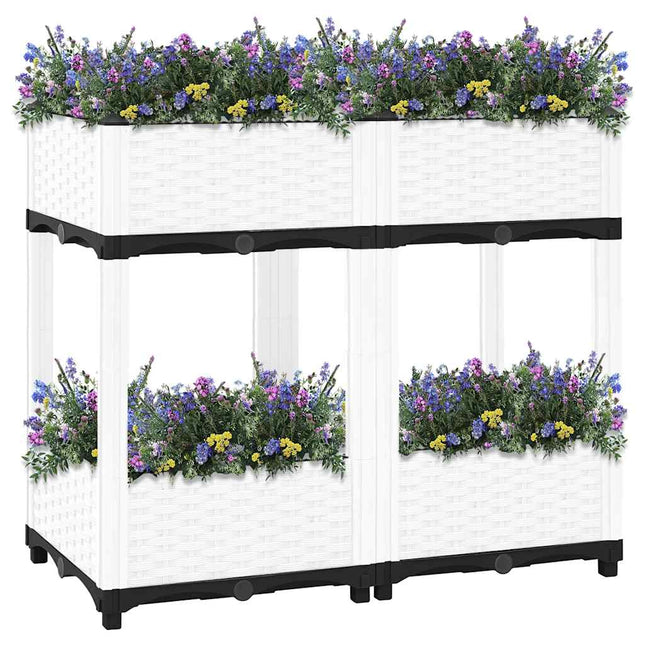 højbed 80x40x71 cm polypropylen