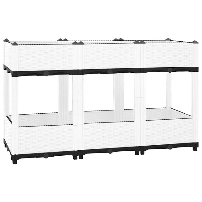 højbed 120x40x71 cm polypropylen