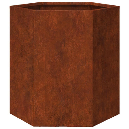 plantekasse 40x40x45 cm cortenstål rustfarvet