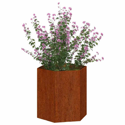 plantekasse 40x40x45 cm cortenstål rustfarvet