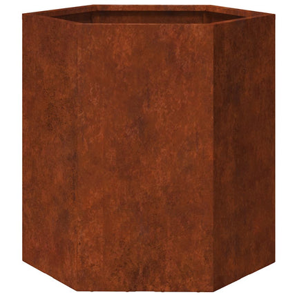 plantekasse 40x40x45 cm cortenstål rustfarvet