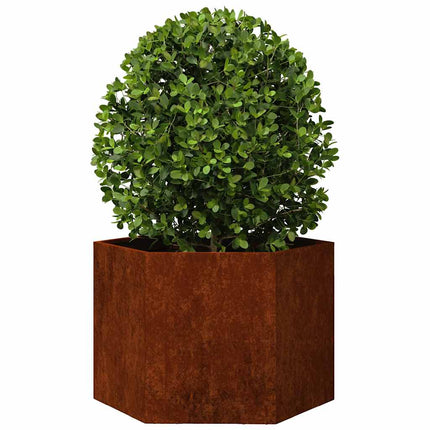 plantekasse 60x60x45 cm cortenstål rustfarvet