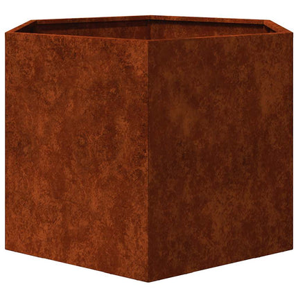 plantekasse 60x60x45 cm cortenstål rustfarvet