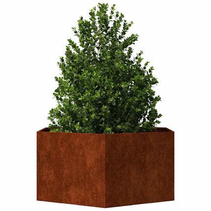 plantekasse 90x90x45 cm cortenstål rustfarvet