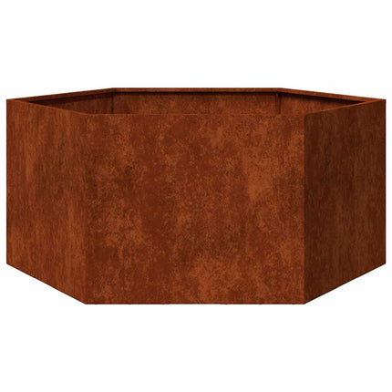 plantekasse 90x90x45 cm cortenstål rustfarvet