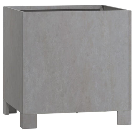 plantekasse med ben 30x30x30 cm cortenstål rustfarvet