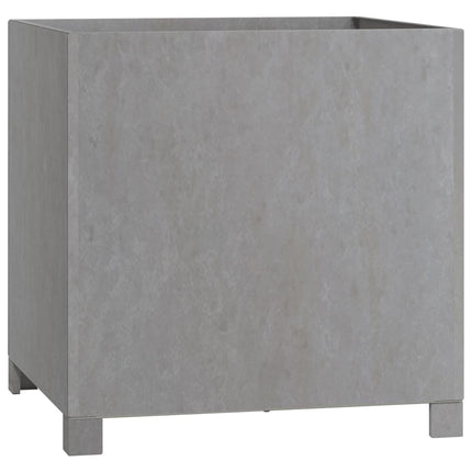 plantekasse med ben 50x50x50 cm cortenstål rustfarvet