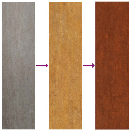 væghængte plantekasser 2 stk. 46x10x40 cm cortenstål rustfarvet