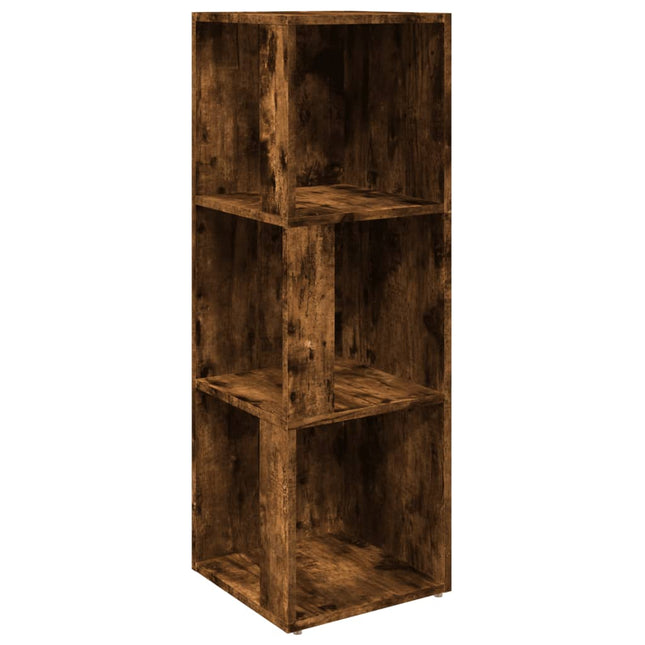 Hjørnehylder 33 x 33 x 100 cm Engineered wood Røget eg