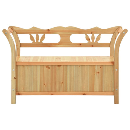 bænk 107x45x75,5 cm massivt fyrretræ