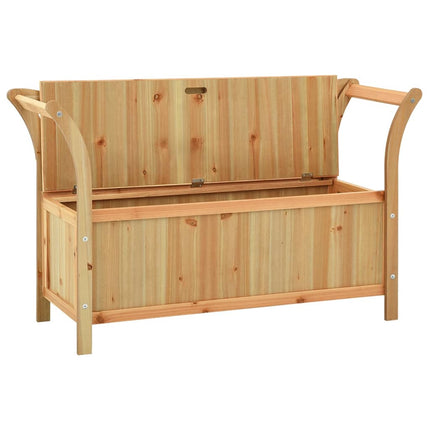 bænk 107x45x75,5 cm massivt fyrretræ