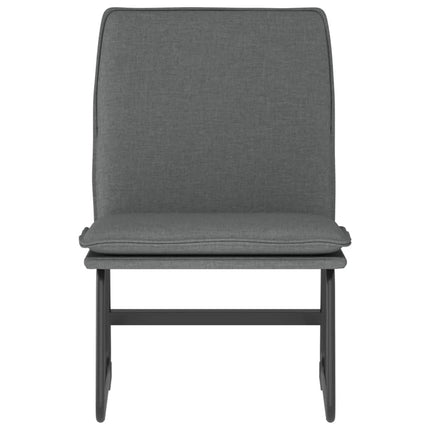 loungestol 52x75x76 cm stof mørkegrå