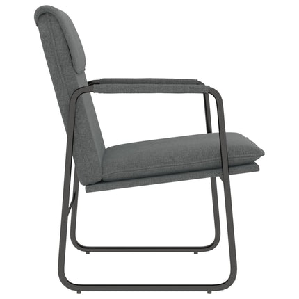 loungestol 55x64x80 cm stof mørkegrå