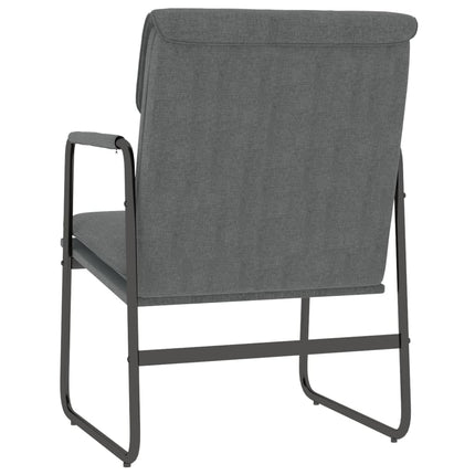 loungestol 55x64x80 cm stof mørkegrå