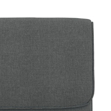 loungestol 55x64x80 cm stof mørkegrå