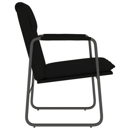 loungestol 55x64x80 cm kunstlæder sort