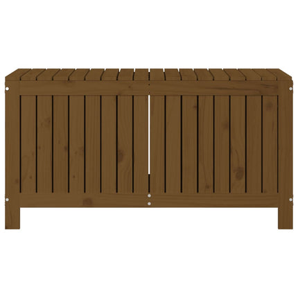 havekasse 115x49x60 cm massivt fyrretræ gyldenbrun