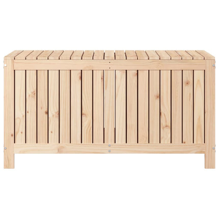 opbevaringskasse til haven 121x55x64 cm massivt fyrretræ