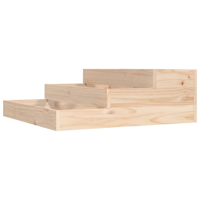 plantekasse 78x78x27 cm massivt fyrretræ
