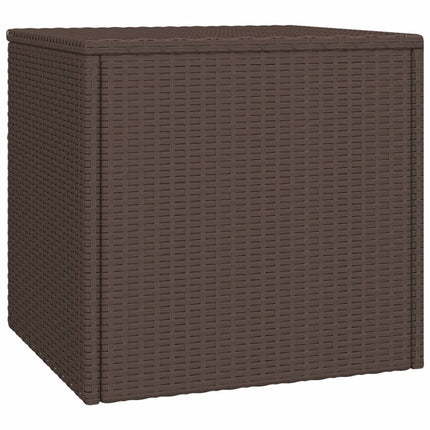 sideborde 3 stk. polyrattan brun