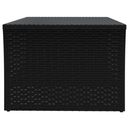 sofabord 100x50x40 cm polyrattan sort