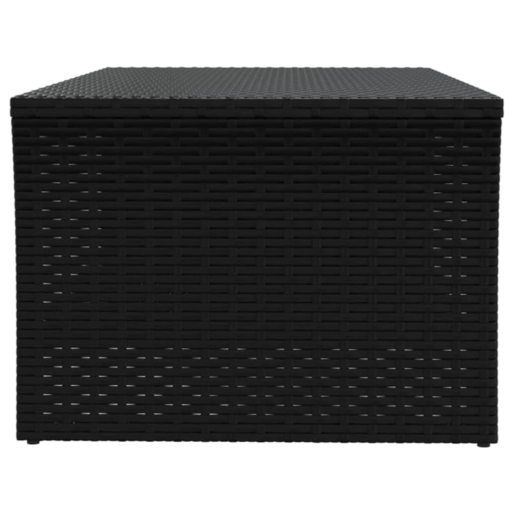 sofabord 100x50x40 cm polyrattan sort