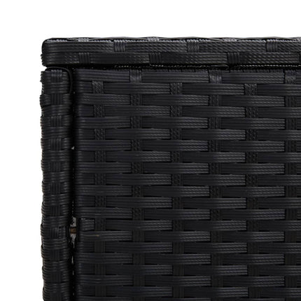 indskudsborde 3 stk. polyrattan sort