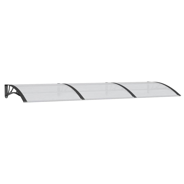 dørbaldakin 300x100 cm polycarbonat sort