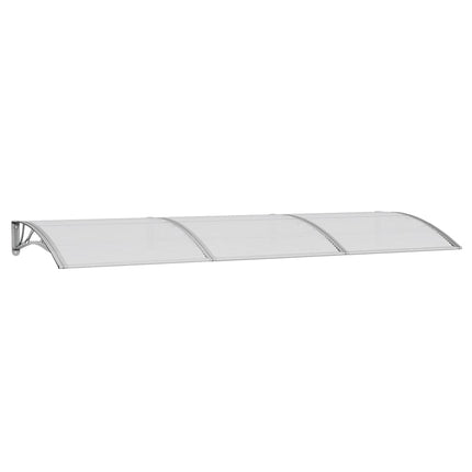 dørbaldakin 300x100 cm polycarbonat grå