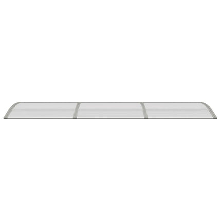 dørbaldakin 300x75 cm polycarbonat grå