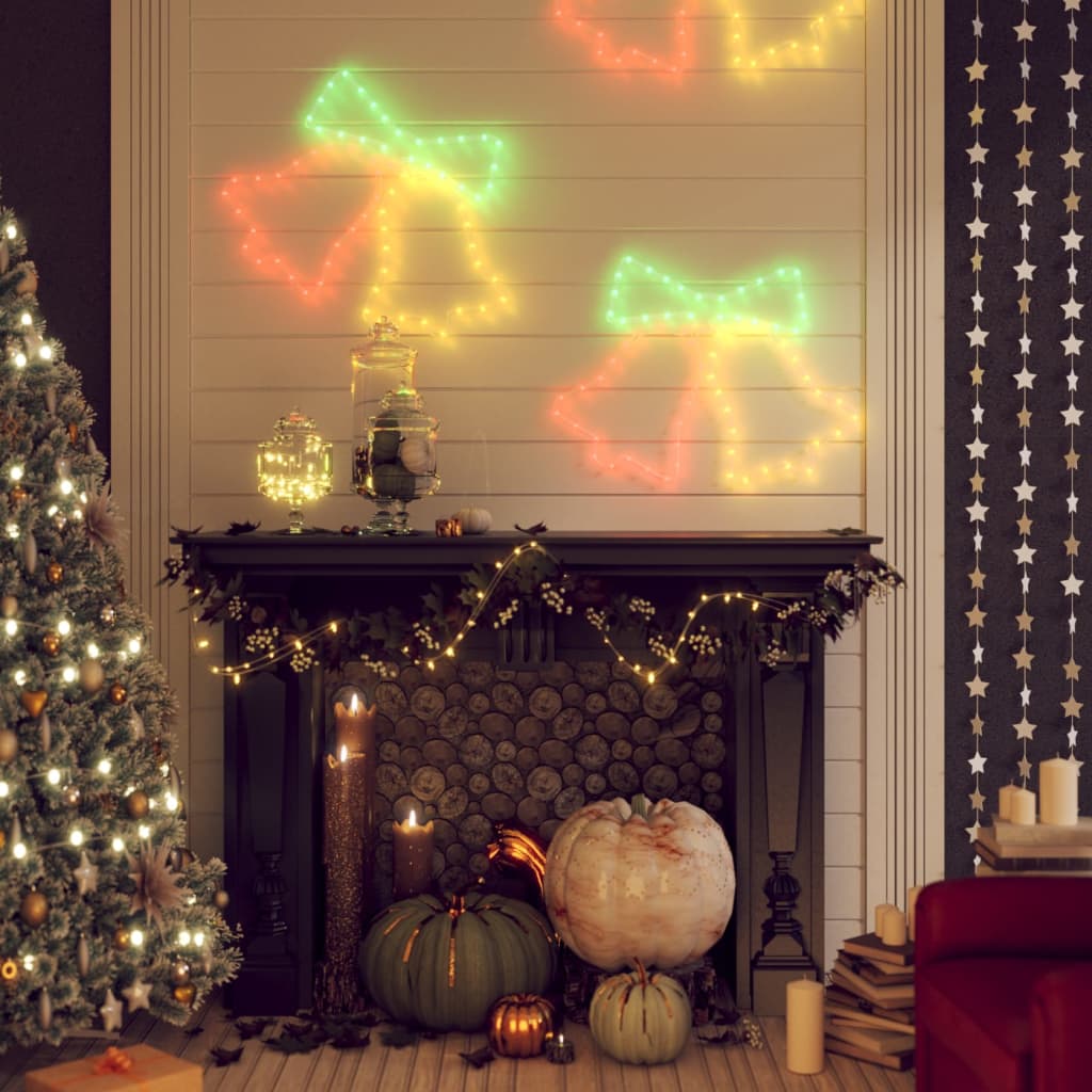 juleklokker 2 stk. 50x56 cm 72 LED'er julefigur
