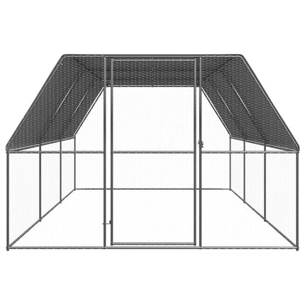 hønsegård 3x6x2 m galvaniseret stål