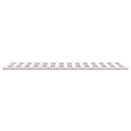 sengeramme 120x200 cm massivt fyrretræ hvid