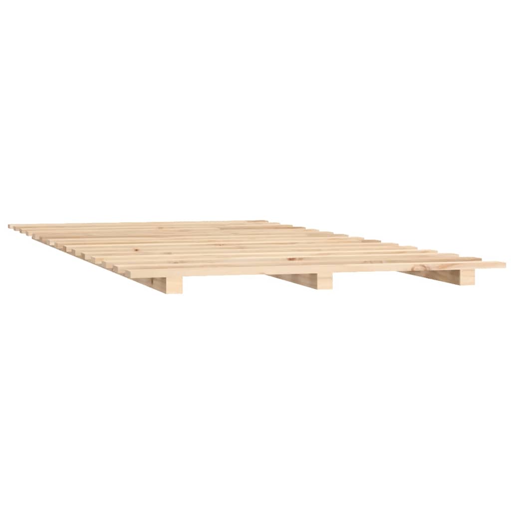sengeramme 150x200 cm massivt fyrretræ