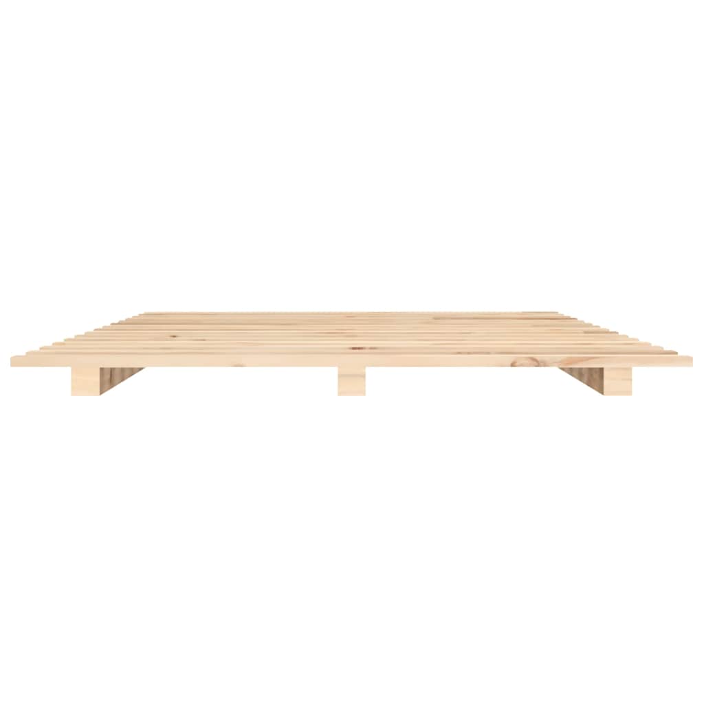 sengeramme 150x200 cm massivt fyrretræ