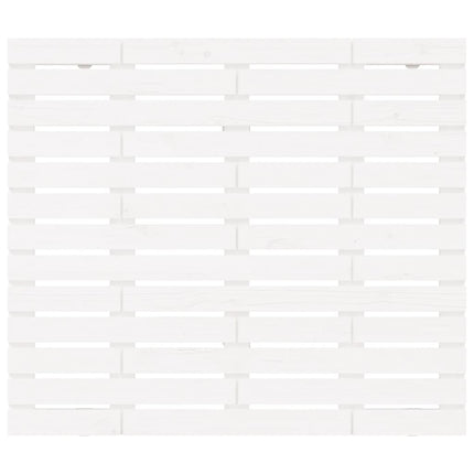 sengegavl 96x3x91,5 cm massivt fyrretræ hvid