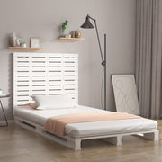 sengegavl 96x3x91,5 cm massivt fyrretræ hvid