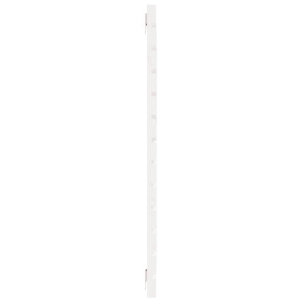 sengegavl 126x3x91,5 cm massivt fyrretræ hvid