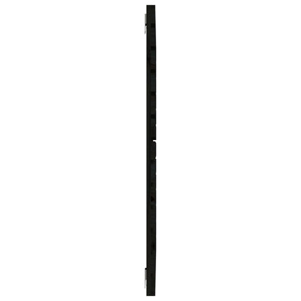 sengegavl 126x3x91,5 cm massivt fyrretræ sort