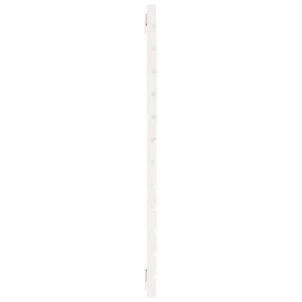 sengegavl 146x3x91,5 cm massivt fyrretræ hvid