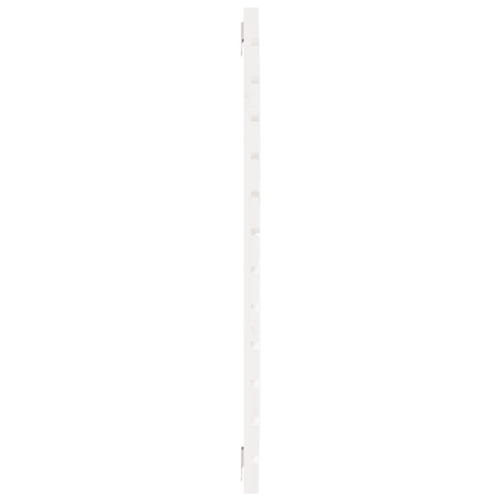 sengegavl 146x3x91,5 cm massivt fyrretræ hvid