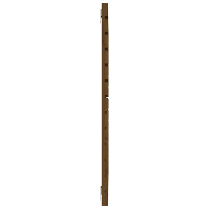 sengegavl 146x3x91,5 cm massivt fyrretræ gyldenbrun