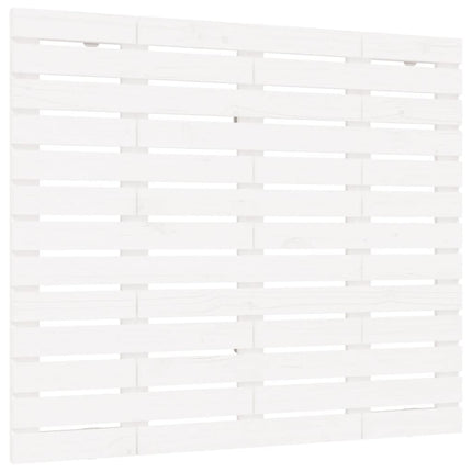 sengegavl 81x3x91,5 cm massivt fyrretræ hvid