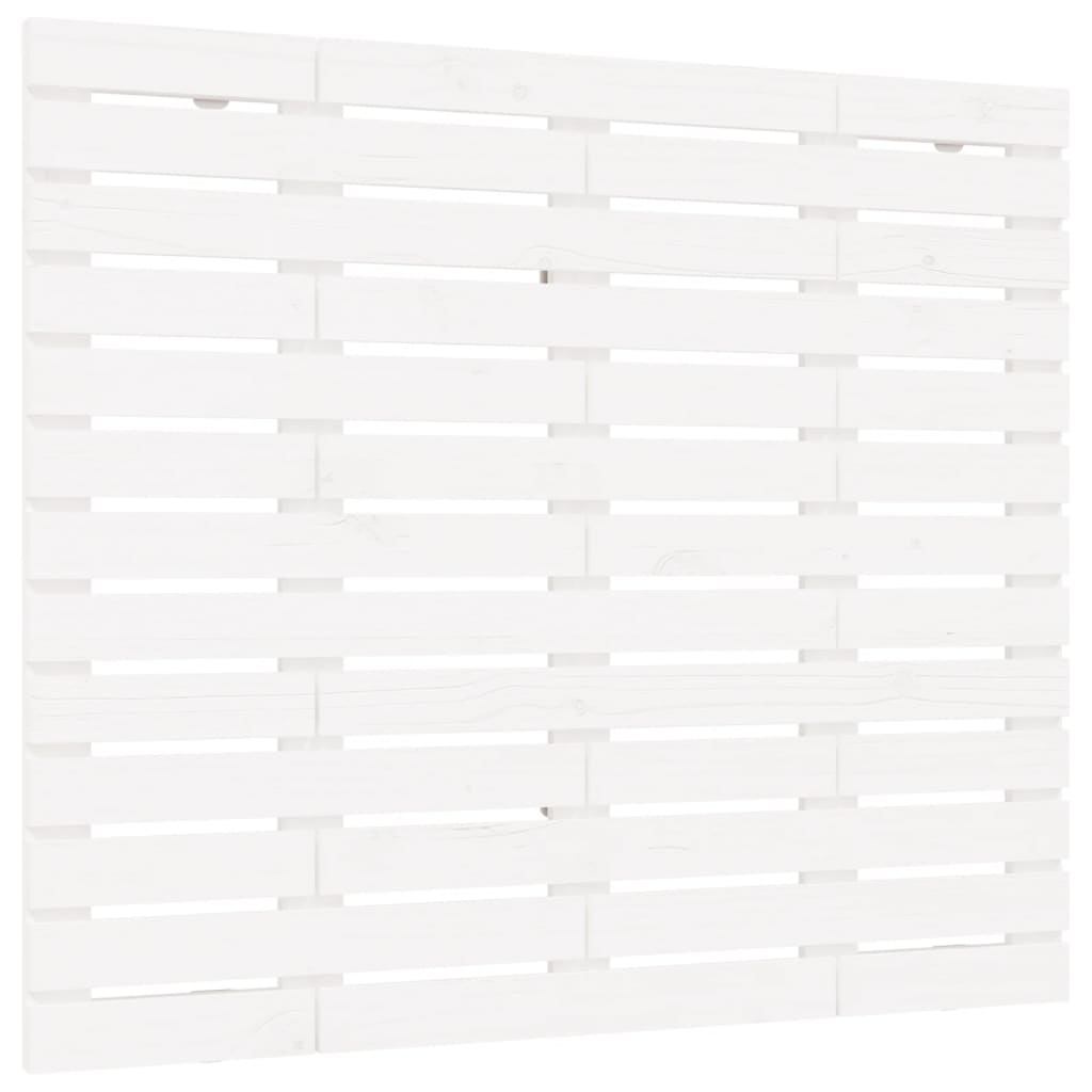 sengegavl 81x3x91,5 cm massivt fyrretræ hvid