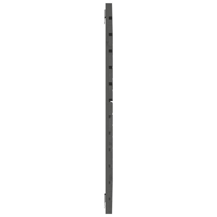 sengegavl 81x3x91,5 cm massivt fyrretræ grå