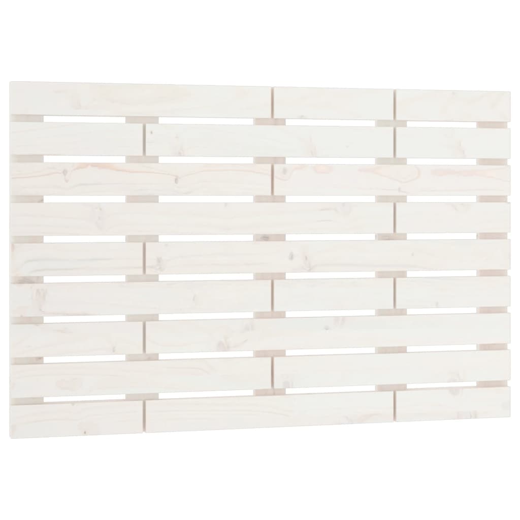 sengegavl 106x3x63 cm massivt fyrretræ hvid