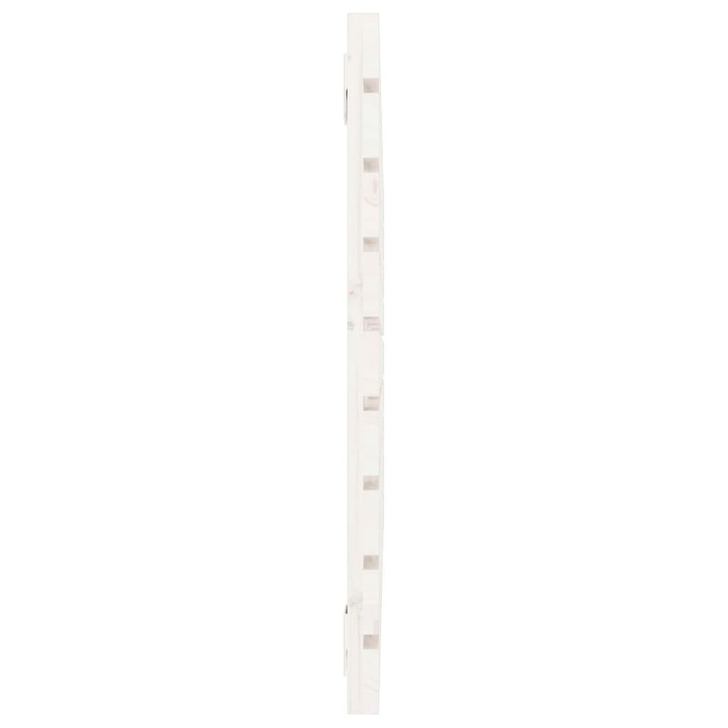 sengegavl 106x3x63 cm massivt fyrretræ hvid