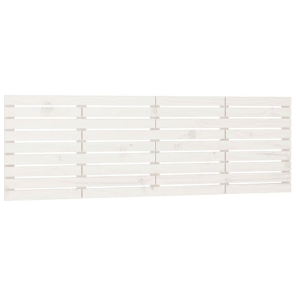 sengegavl 206x3x63 cm massivt fyrretræ hvid