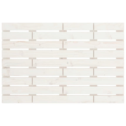 sengegavl 96x3x63 cm massivt fyrretræ hvid