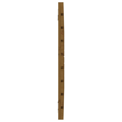 sengegavl 96x3x63 cm massivt fyrretræ gyldenbrun